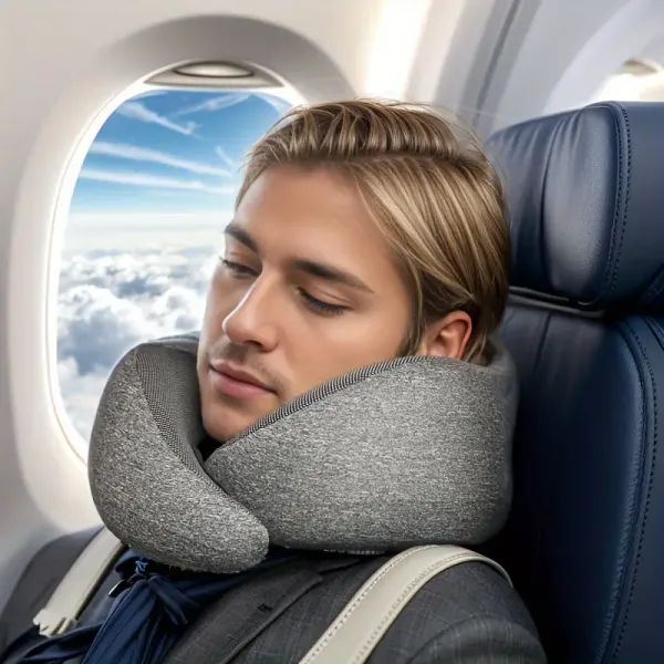 Travel Pillow Pure Memory Foam Neck Pillow
